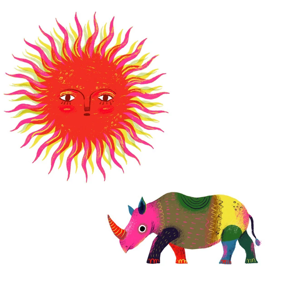 A Estória do Sol e do Rinoceronte, artwork 6