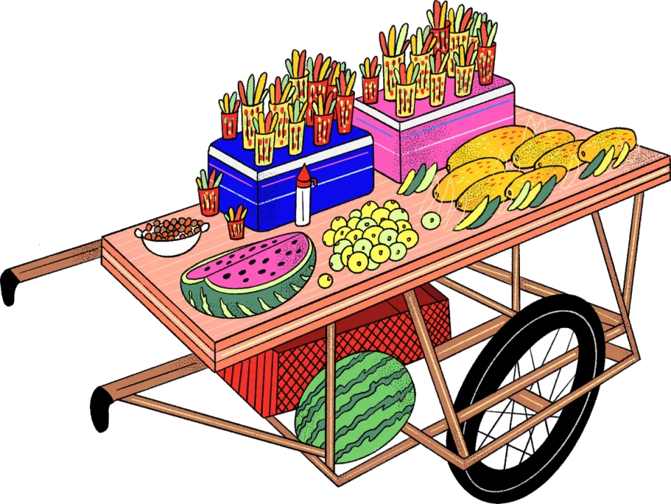 Street Food Cart, from the Canva Represents Colombia collection