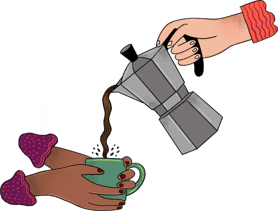 Coffee Ritual, from the Canva Represents Colombia collection
